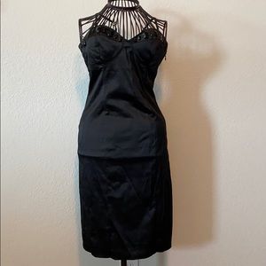 Satin Black dress